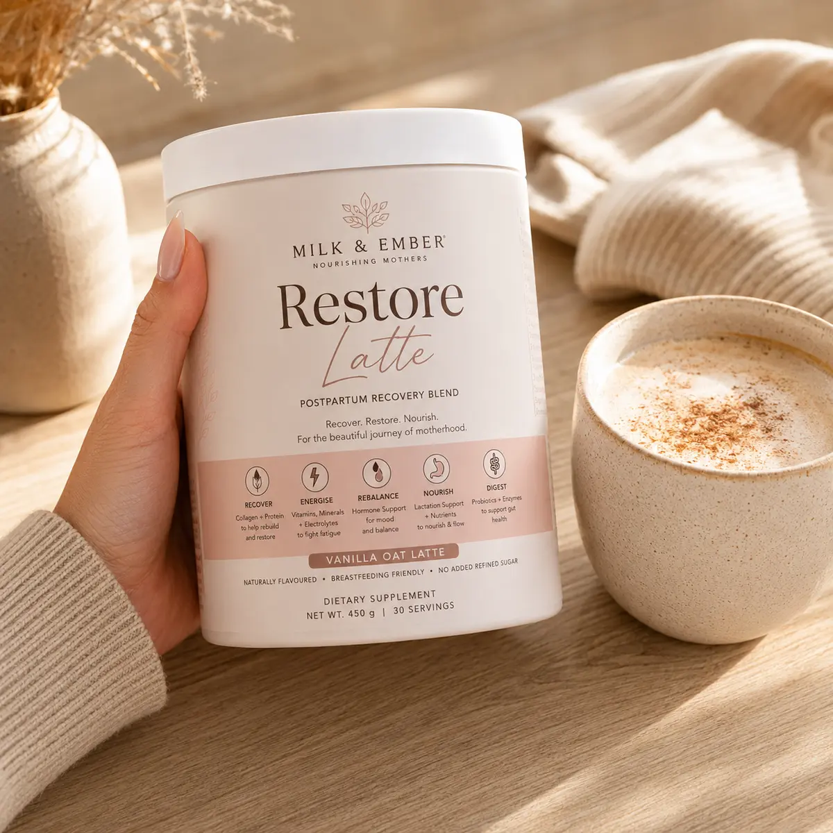 Milk & Ember Restore Latte